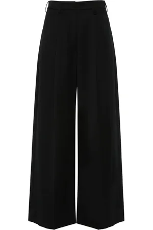 Simone Rocha Pleated wide-leg trousers