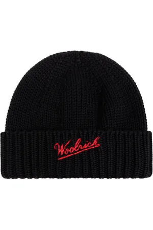 Woolrich Logo-intarsia beanie