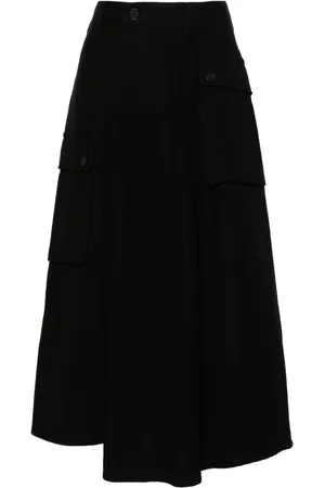 YOHJI YAMAMOTO Pleated midi skirt