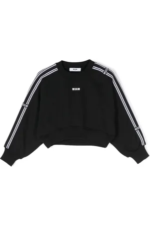 Msgm Logo-tape sweatshirt