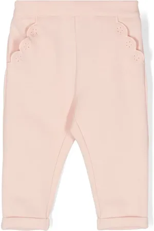Chloé Embroidered-detail trousers