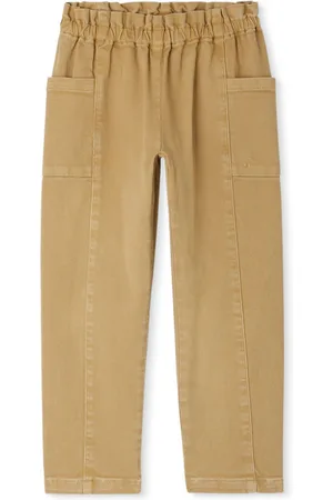 BONPOINT Tiche elasticated-waist straight-leg trousers