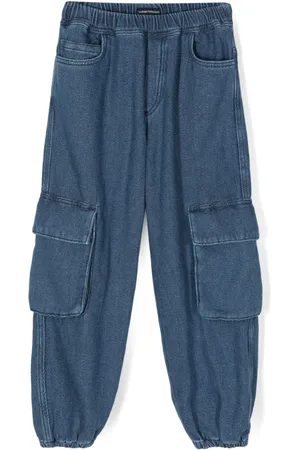 Emporio Armani Logo-plaque jeans