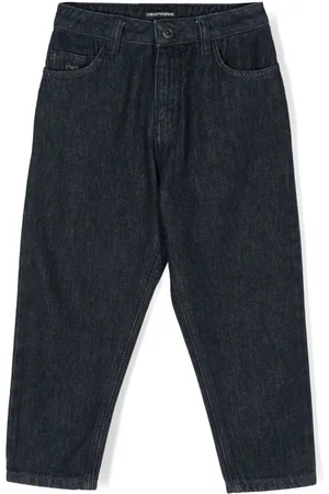 Emporio Armani Logo-plaque jeans