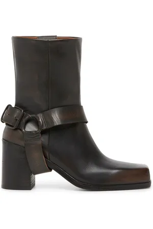 MARSÈLL Ankle boots with decorative buckle detail