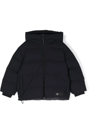 Il gufo Logo-patch puffer jacket