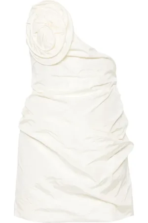 MAGDA BUTRYM Floral appliqué mini dress
