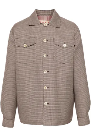 Marni Houndstooth-jacquard shirt