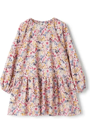 Il gufo Floral-print dress