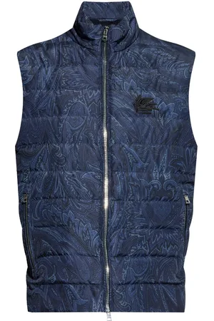 Etro Paisley-print padded waistcoat