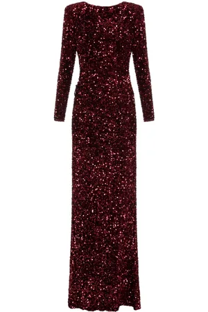 Elisabetta Franchi Sequin-embellished maxi dress