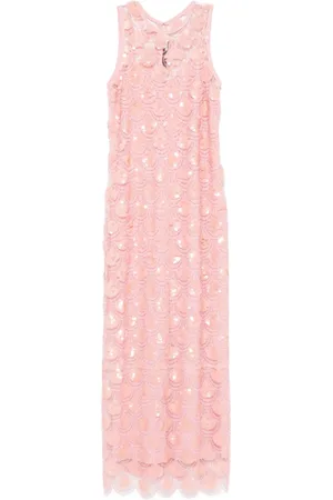 ROTATE Sleeveless maxi dress