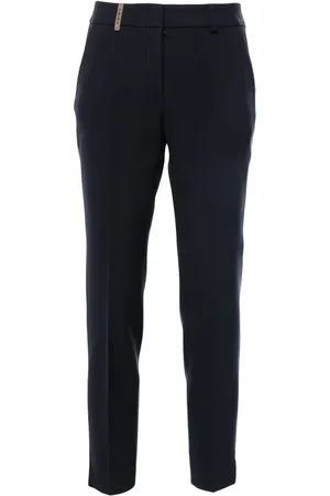 PESERICO SIGN Pressed-crease trousers