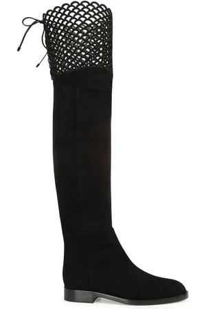 Sergio Rossi Sr Mermaid leather boots