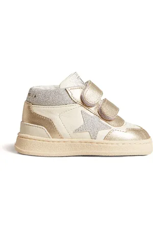 Golden Goose June glitter-detail nappa leather sneakers