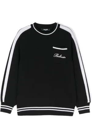 Balmain Logo-embroidered jumper