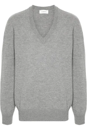 LANEUS Mélange-effect sweater