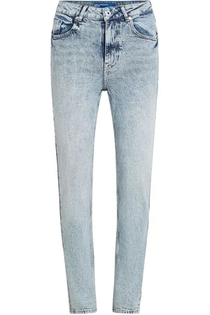 Karl Lagerfeld High-rise tapered jeans