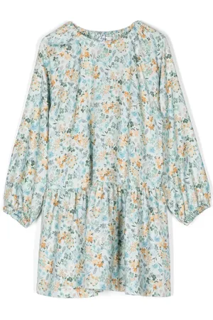 Il gufo Floral-print dress