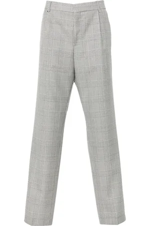 HUGO BOSS Tartan-check trousers