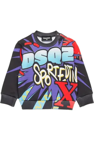 Dsquared2 Graphic-print cotton sweatshirt
