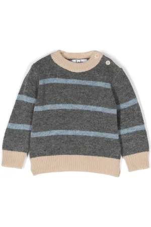 Il gufo Striped sweater