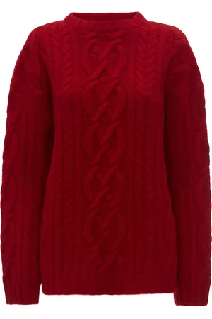 J.W.Anderson Cable-knit crew-neck jumper