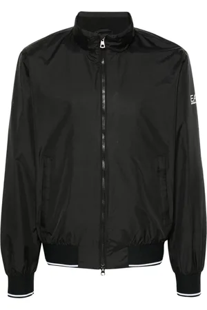 EA7 Logo-print lightweight jacket