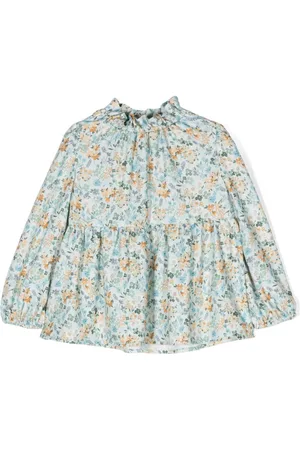 Il gufo Floral-print blouse