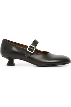 MARSÈLL Sculpted-heel leather pumps