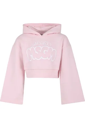 Msgm Logo-embroidered hoodie