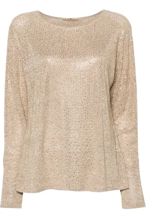 ERMANNO SCERVINO Crystal-embellished T-shirt