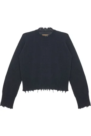 UMA WANG Distressed cashmere jumper
