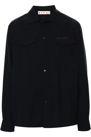 Marni Logo-embroidered shirt