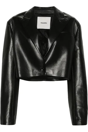 Nanushka Aidula single-breasted cropped blazer