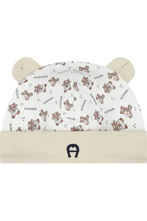 Aigner Teddy-bear print beanie