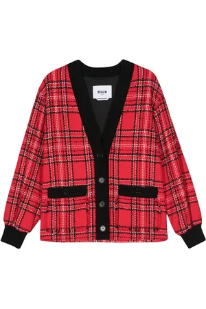 Msgm Tartan check pattern jacket