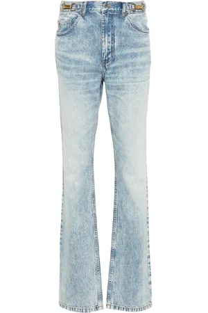 Stella McCartney Clasp-embellished tapered jeans