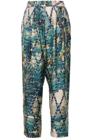 PIERRE-LOUIS MASCIA Abstract-print trousers