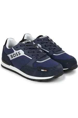 HUGO BOSS Logo-print panelled sneakers