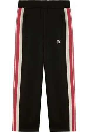 Palm Angels Monogram-embroidered track pants