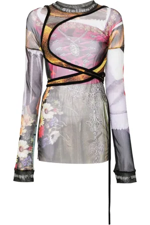 OTTOLINGER Mesh wrap top