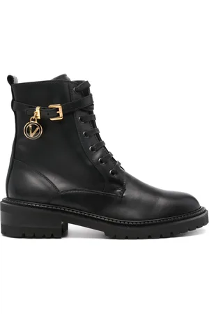Via Roma Logo-charm boots