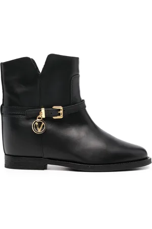 Via Roma Logo-charm boots