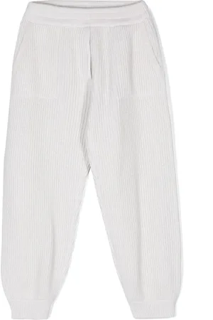 Brunello Cucinelli Metallic-threading trousers