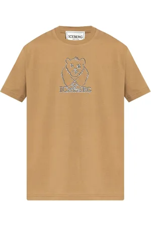 Iceberg Logo-embroidered cotton T-shirt