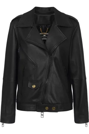 Elisabetta Franchi Leather biker jacket