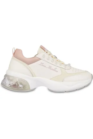 Moschino Logo-embroidered panelled sneakers