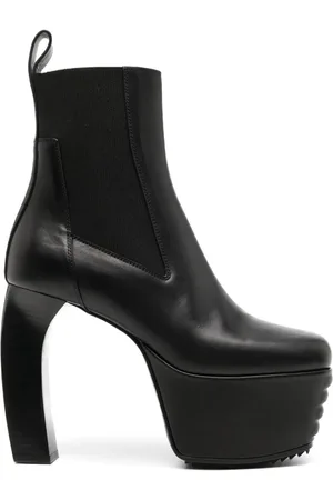 Rick Owens 125mm leather platform boots