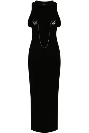 Jean Paul Gaultier 3D-knit maxi dress